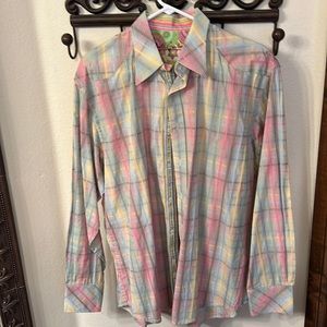Robert Graham men’s designer shirt Size L